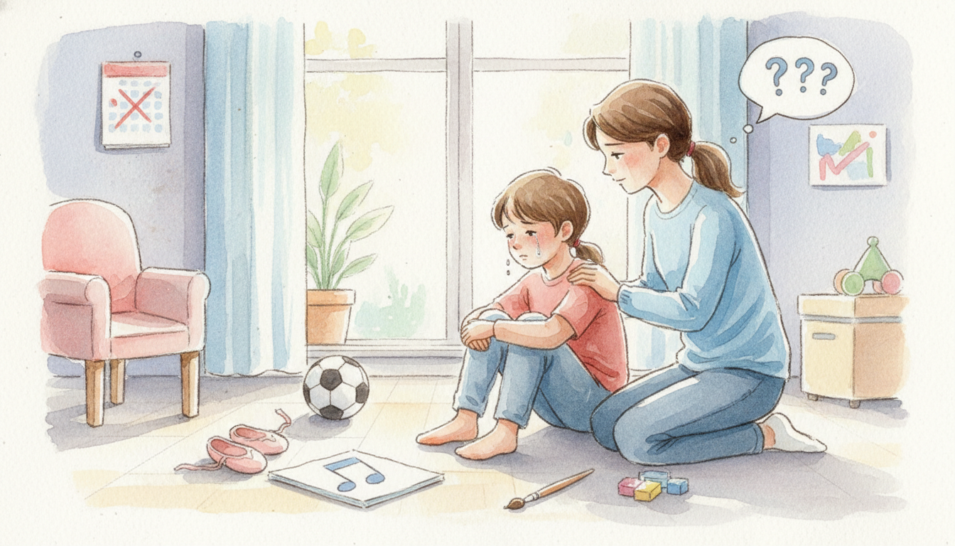 7歳の子供が習い事を嫌がるのはなぜ？親ができる寄り添い方とやめどきは？