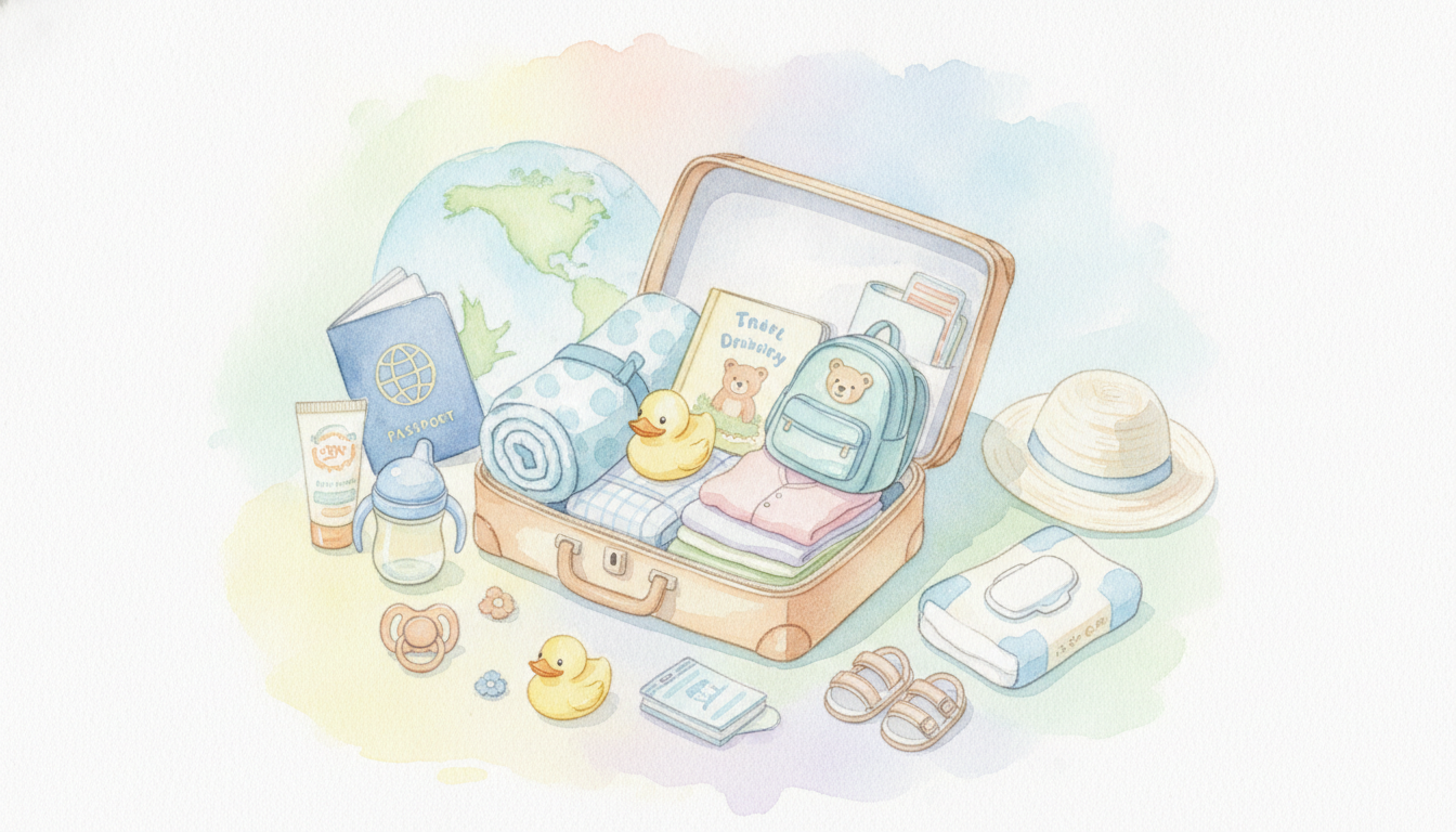 2歳の子連れ旅行、持ち物リストはこれで完璧?失敗しない準備のコツとは?