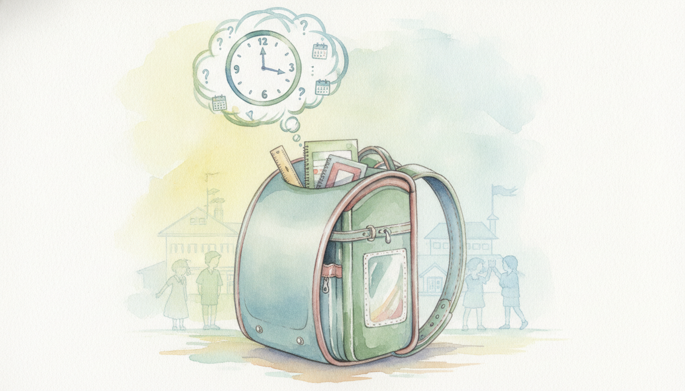 ランドセルに時間割ポケットがない！困るケースとスマートな対処法とは？