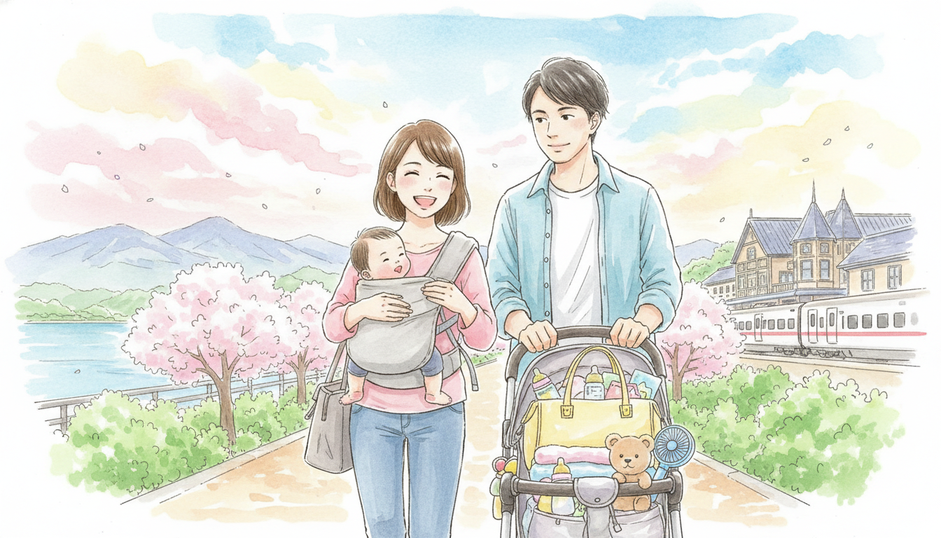 0歳赤ちゃんとの旅行は「いつも通り」を再現する準備がカギ