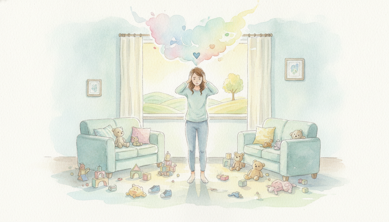なぜ子育て中に部屋が散らかり、イライラが生じるのか？